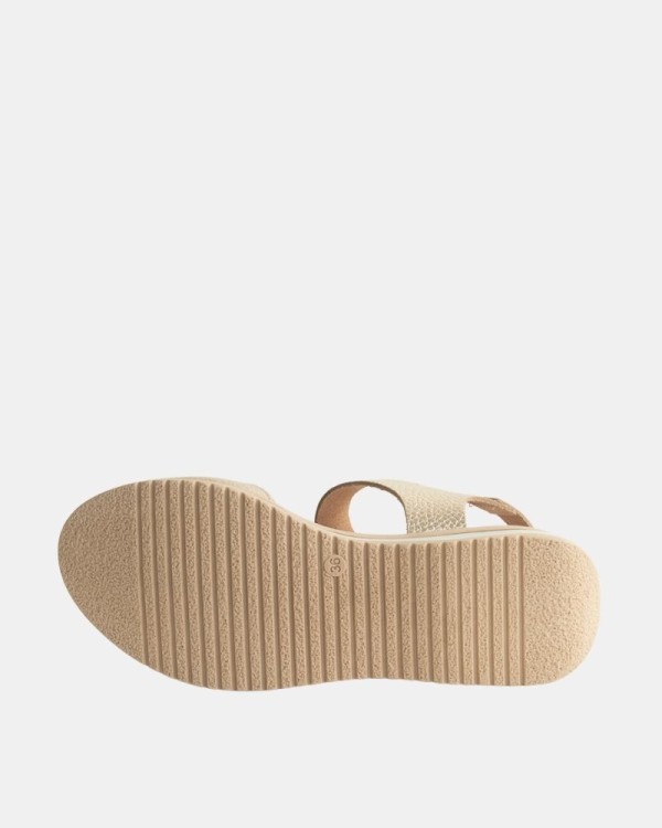 Sandalias Abiertas Mujer RKS Bronce 5942