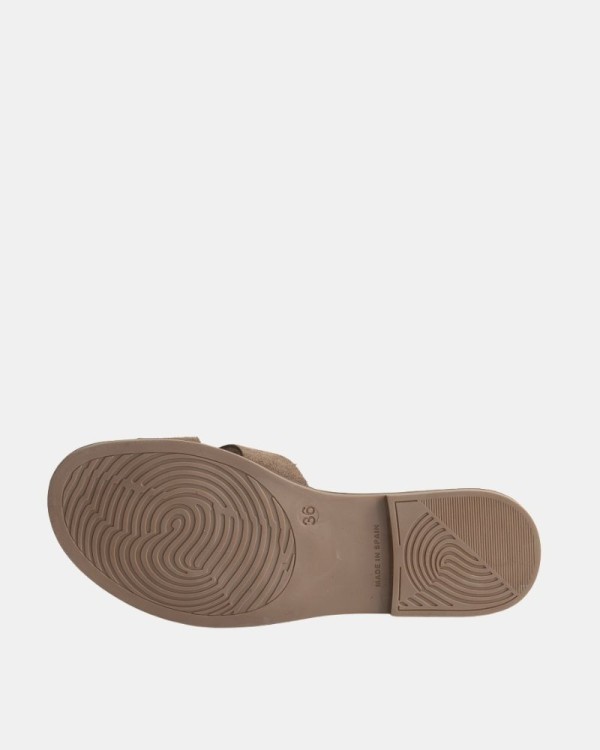 Sandalias Abiertas Mujer RKS Taupe ATENAS