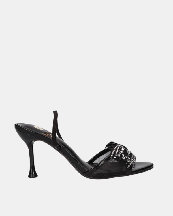 Sandalias Fiesta Abiertas Mujer LA STRADA Negro 2500980