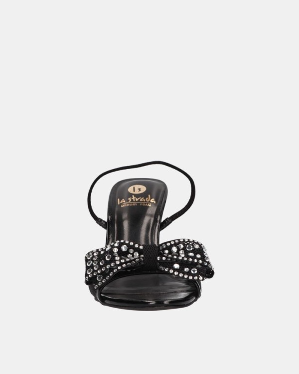 Sandalias Fiesta Abiertas Mujer LA STRADA Negro 2500980
