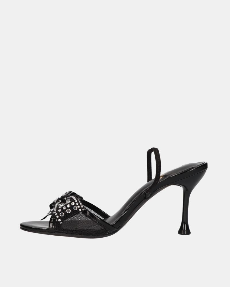 Sandalias Fiesta Abiertas Mujer LA STRADA Negro 2500980