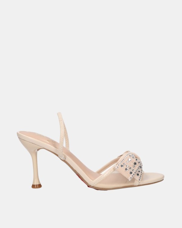 Sandalias Fiesta Abiertas Mujer LA STRADA Beige 2500980