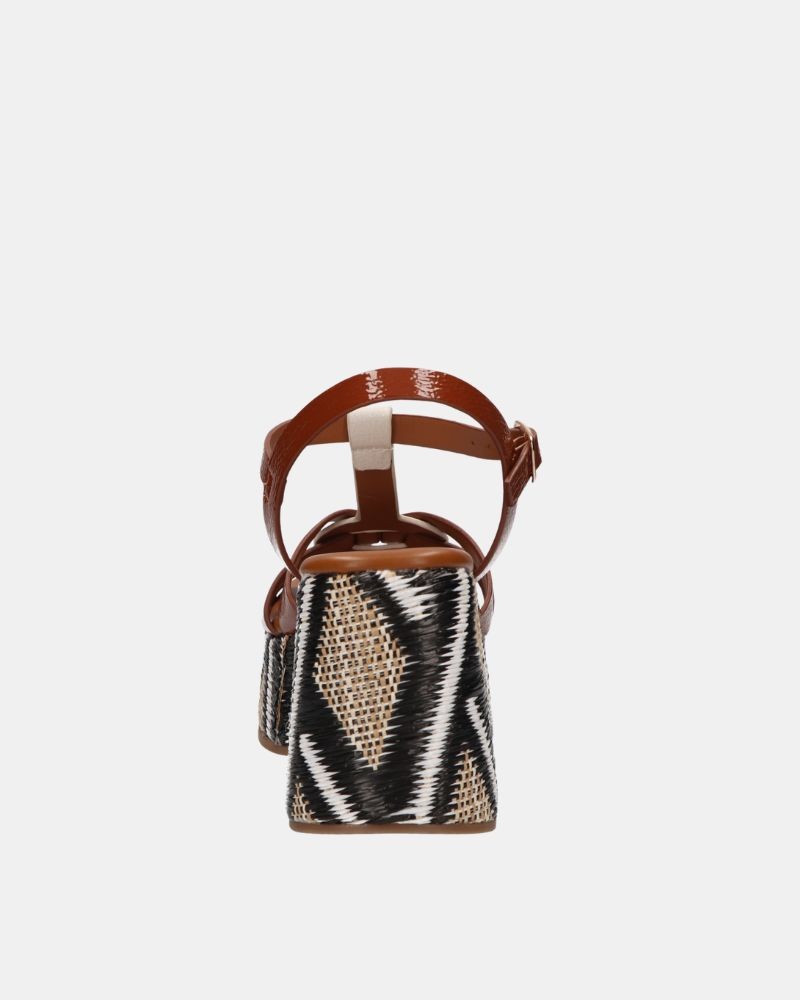 Sandalias Alpargatas Mujer LA STRADA Marrón 4505003