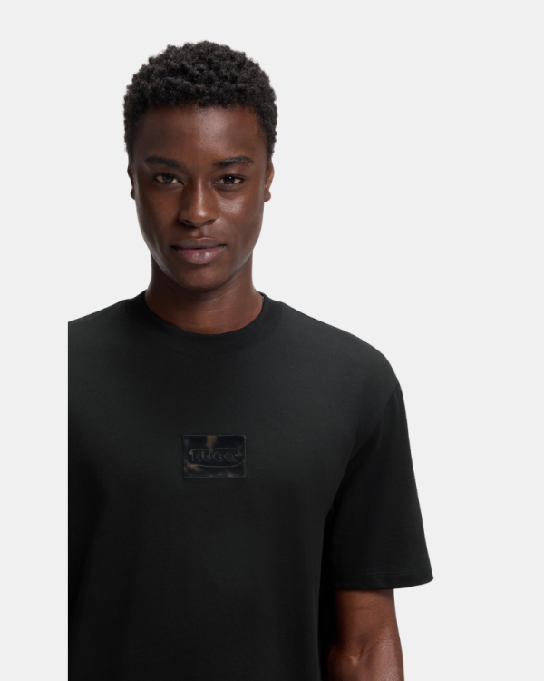 Camisetas Manga corta Hombre HUGO Negro 50557445 DUMEON