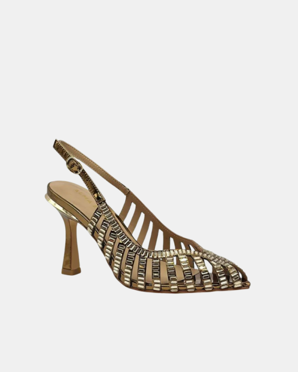 Zapatos Fiesta Mujer ALMA EN PENA Bronce V261811