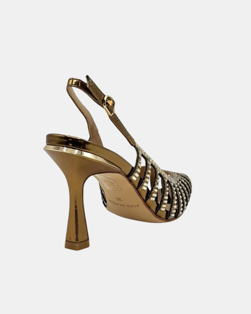 Zapatos Fiesta Mujer ALMA EN PENA Bronce V261811