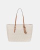 Bolsos Shopper Mujer MICHAEL KORS Blanco 30T5GQNT9B149 LG EW TZ TOTE