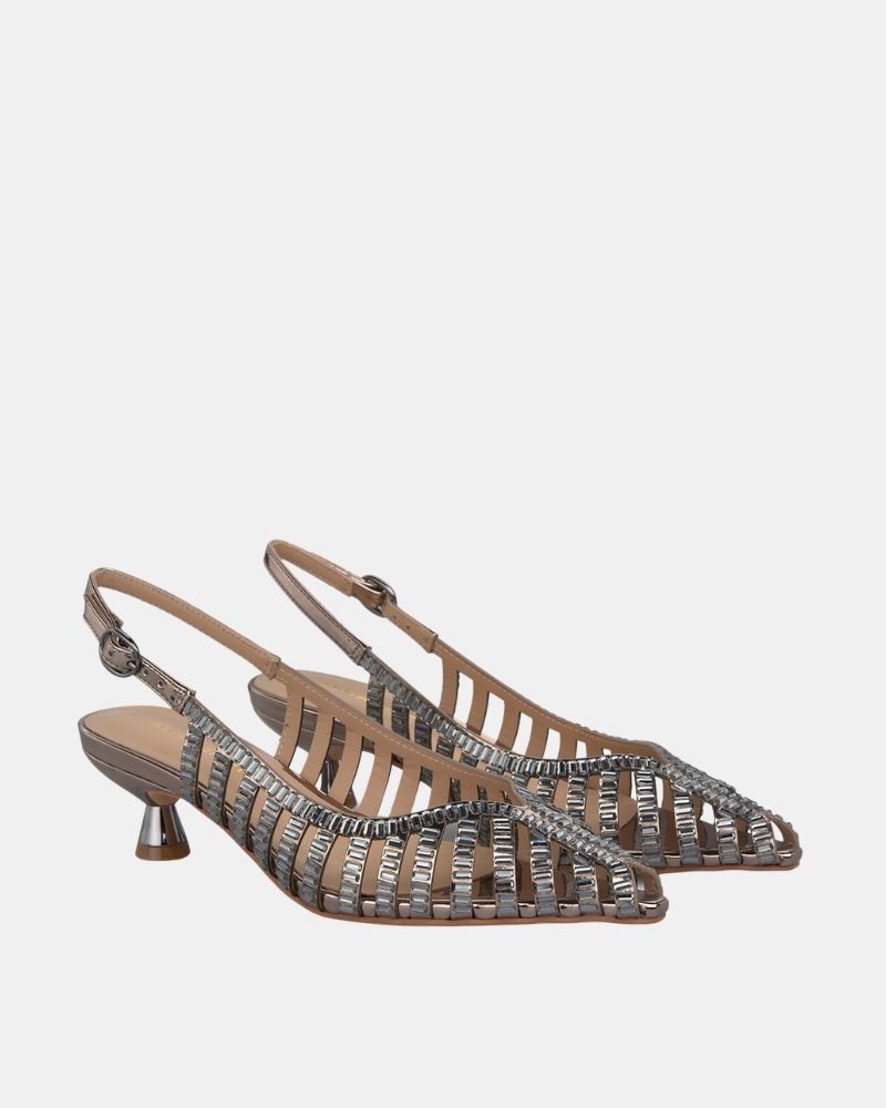 Zapatos Fiesta Abiertos Mujer ALMA EN PENA Gris V265200