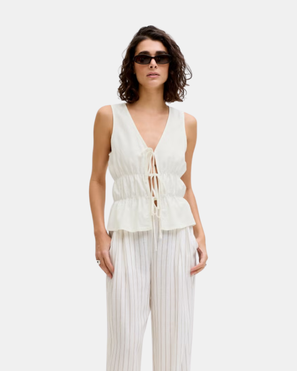 Camisas Manga corta Mujer JACK AND JONES Blanco 12287713 ALMIRA