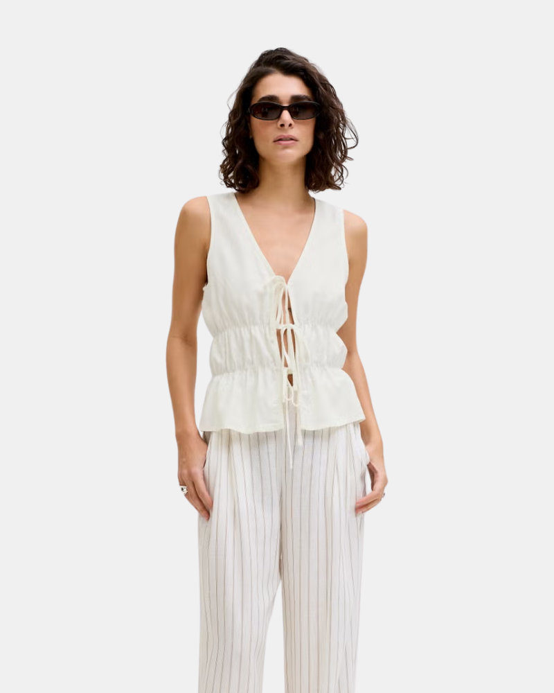 Camisas Manga corta Mujer JACK AND JONES Blanco 12287713 ALMIRA