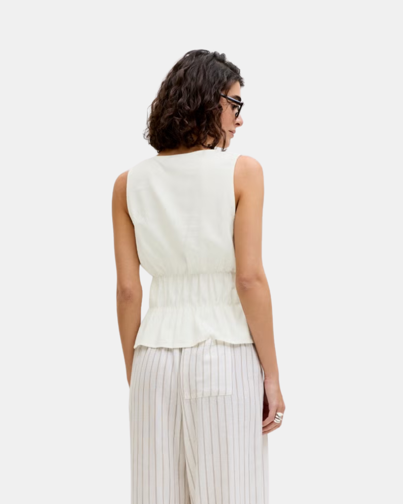 Camisas Manga corta Mujer JACK AND JONES Blanco 12287713 ALMIRA