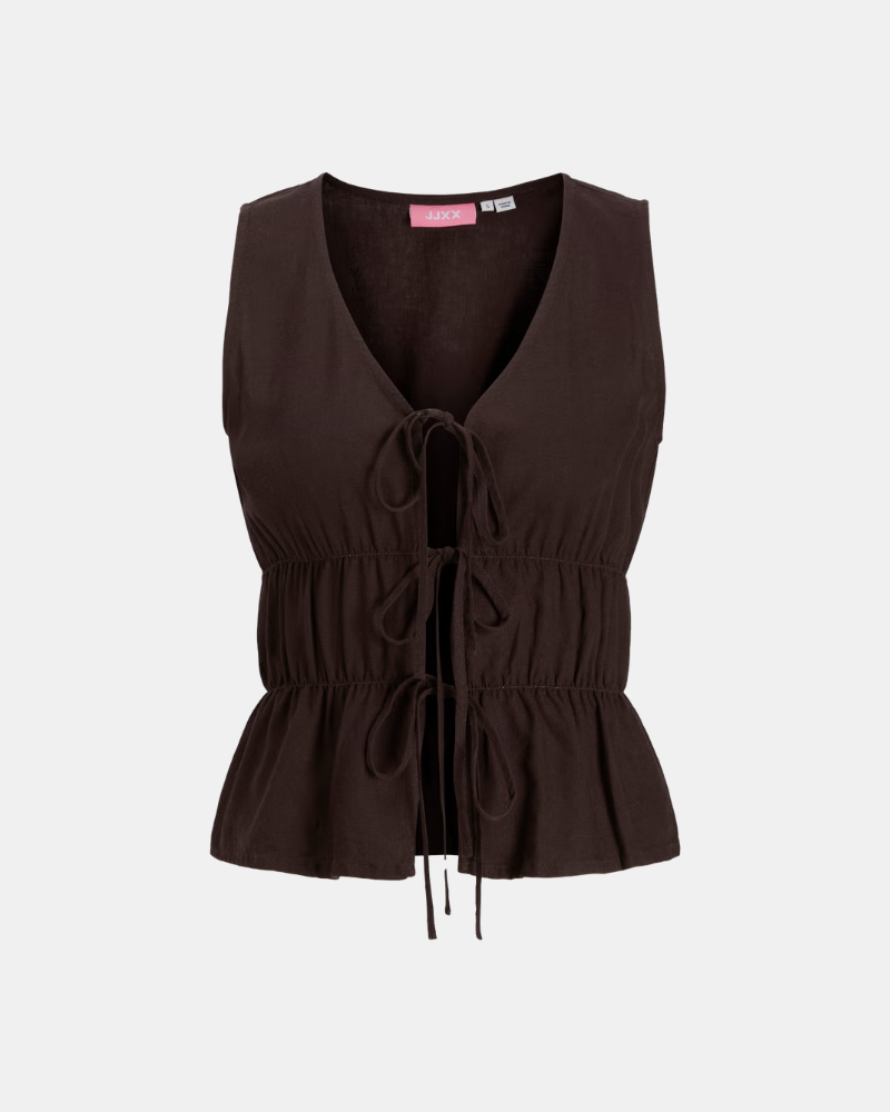 Camisas Manga corta Mujer JACK AND JONES Marrón 12287713 ALMIRA