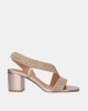 Sandalias Fiesta Mujer EXE Oro ANNY 428