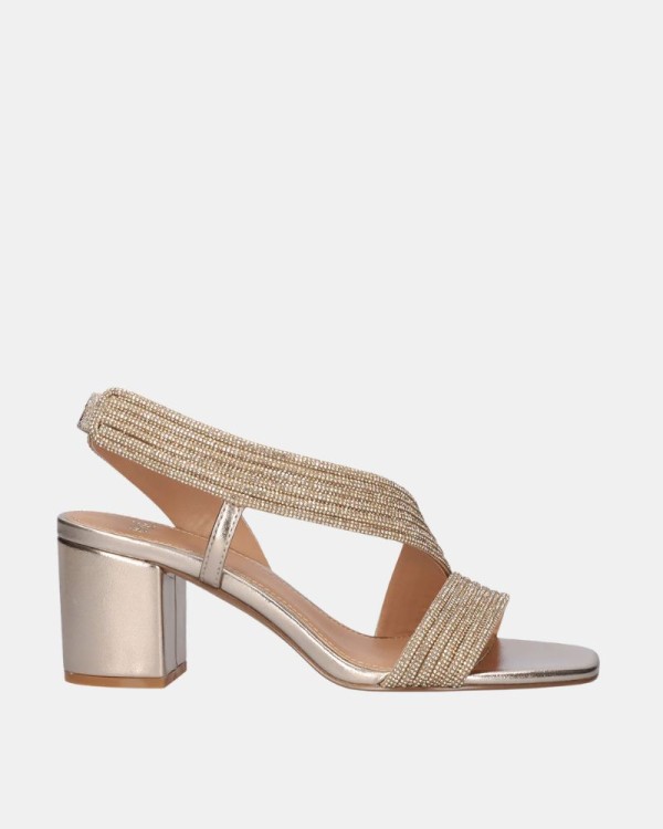 Sandalias Fiesta Mujer EXE Oro ANNY 428