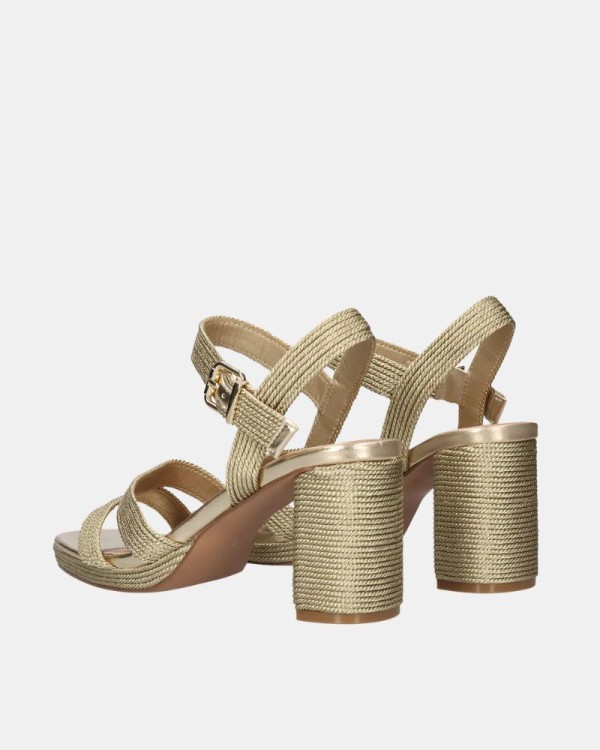 Sandalias Fiesta Abiertas Mujer EXE Oro LUISA 777