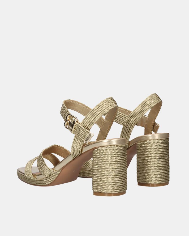 Sandalias Fiesta Abiertas Mujer EXE Oro LUISA 777