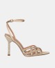 Sandalias Fiesta Abiertas Mujer EXE Beige JOY 959