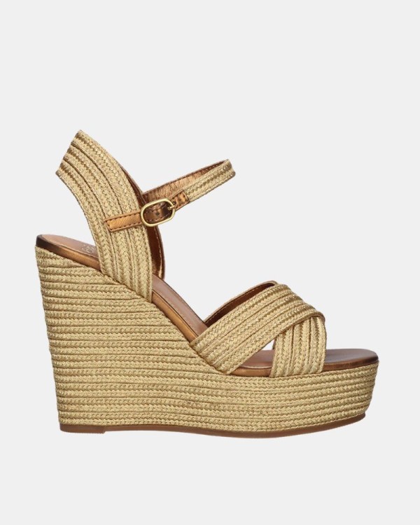 Sandalias Alpargatas Mujer EXE Bronce NAOMI 202