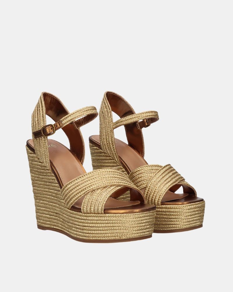 Sandalias Alpargatas Mujer EXE Bronce NAOMI 202