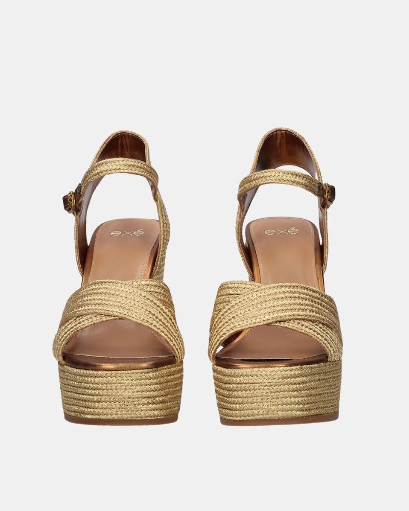 Sandalias Alpargatas Mujer EXE Bronce NAOMI 202