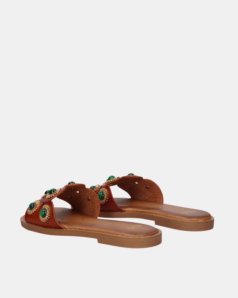 Sandalias Abiertas Mujer EXE Marrón 602 2