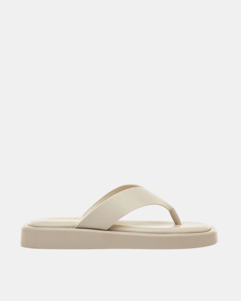 Sandalias Abiertas Chancletas Mujer MUSTANG Blanco 56257