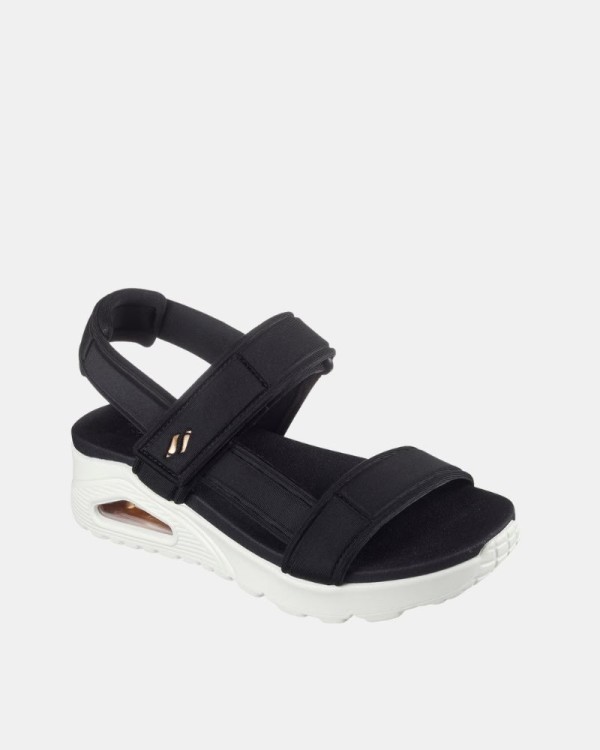 Sandalias Abiertas Mujer SKECHERS Negro 119813 UNO SUMMER STAND2