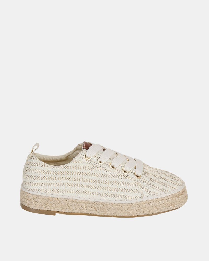 Zapatos Bajas Rafia Mujer MUSTANG Beige 56413