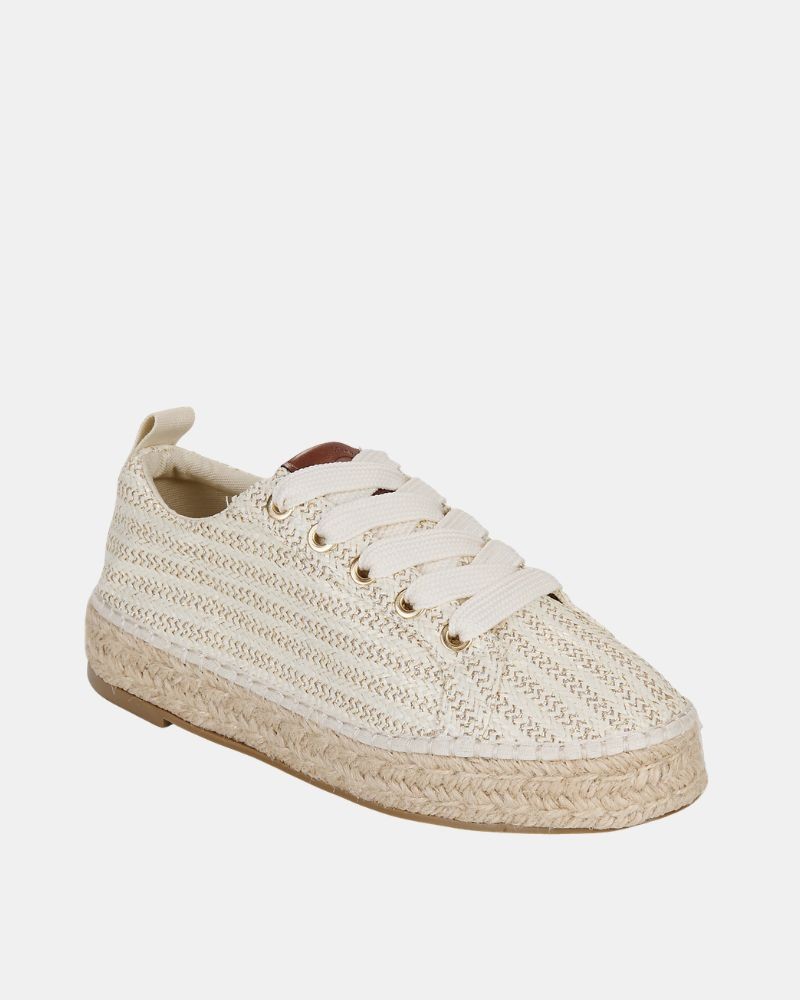 Zapatos Bajas Rafia Mujer MUSTANG Beige 56413
