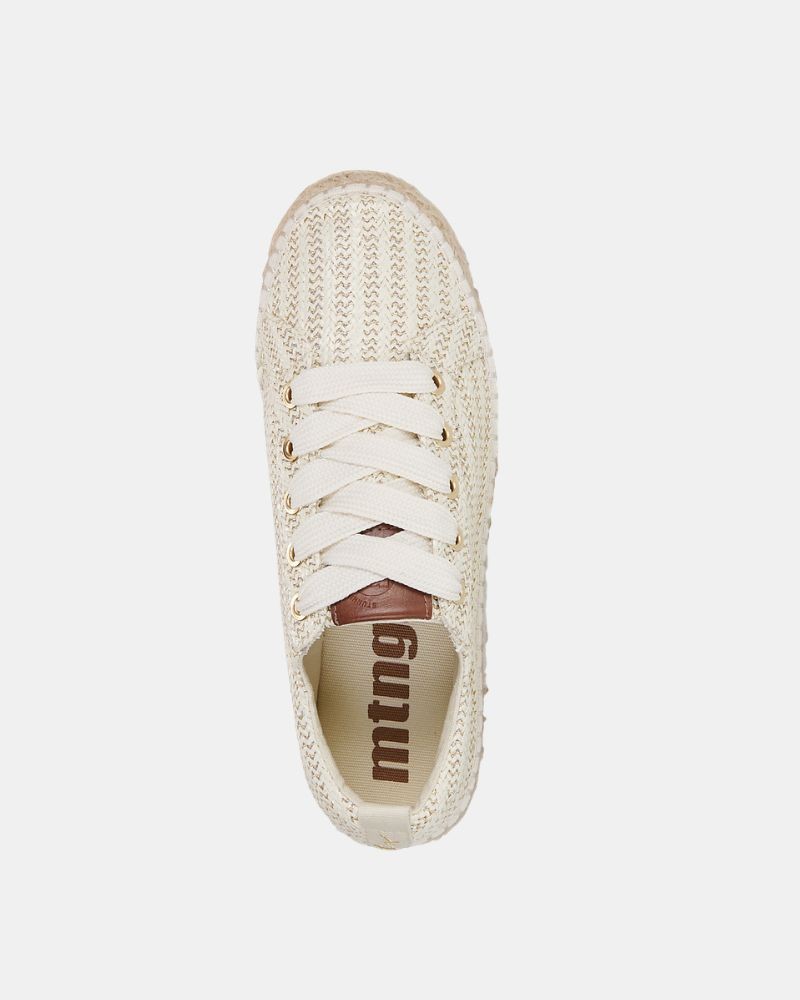 Zapatos Bajas Rafia Mujer MUSTANG Beige 56413