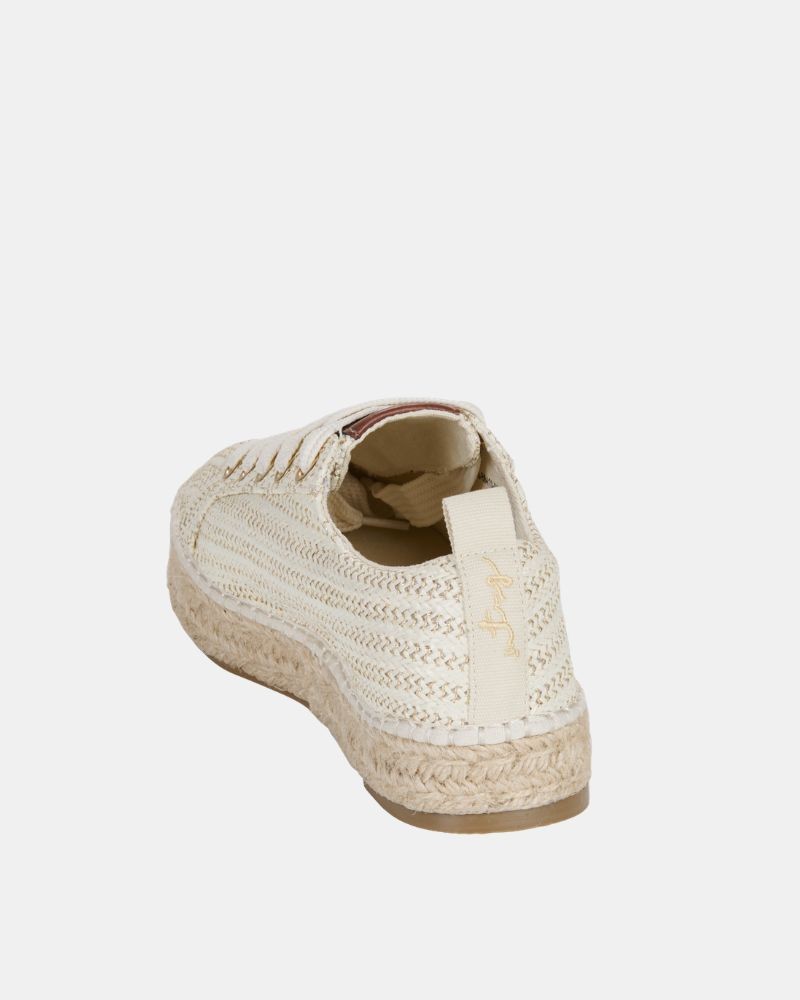 Zapatos Bajas Rafia Mujer MUSTANG Beige 56413