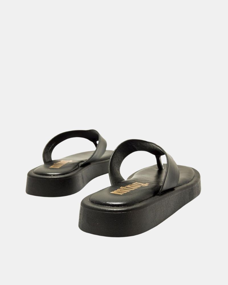 Sandalias De dedo Abiertas Chancletas Mujer MUSTANG Negro 56257