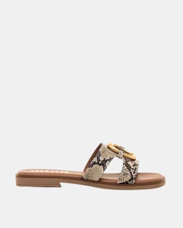 Sandálias Abertas Mulher MUSTANG Animal Print 55635