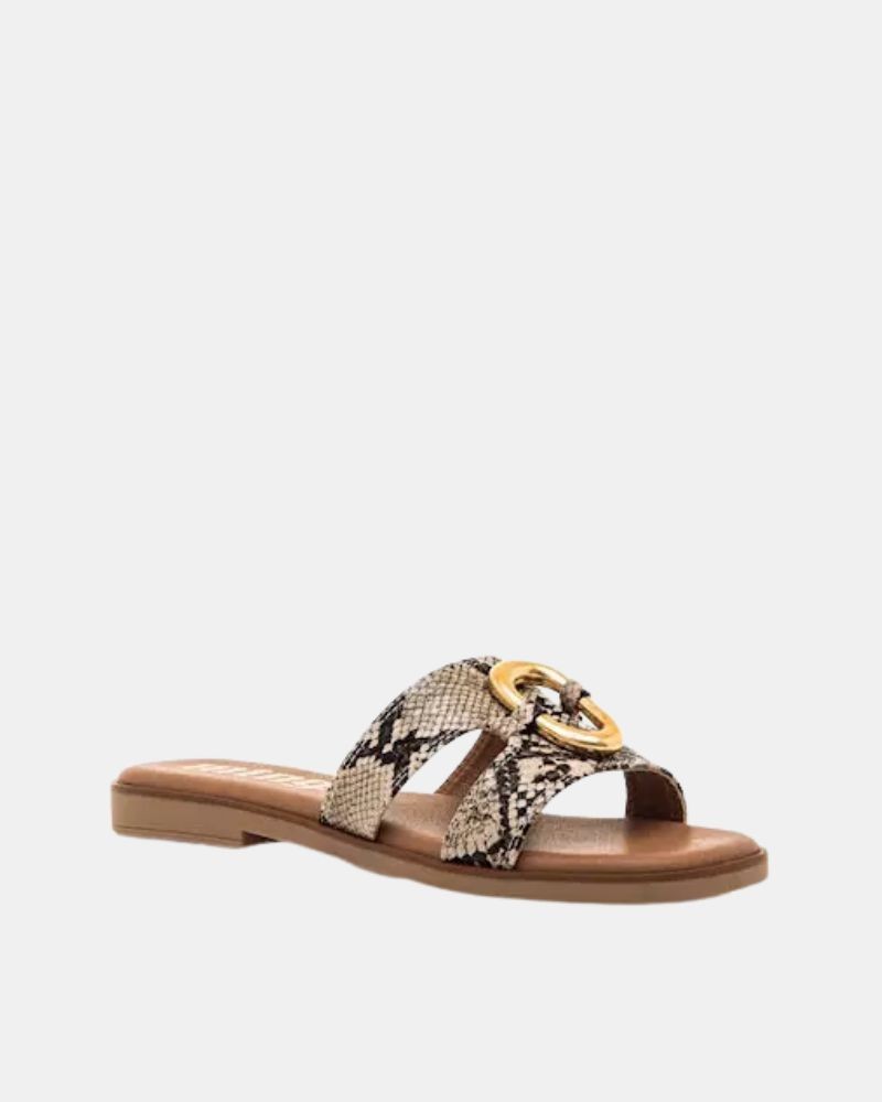 Sandálias Abertas Mulher MUSTANG Animal Print 55635