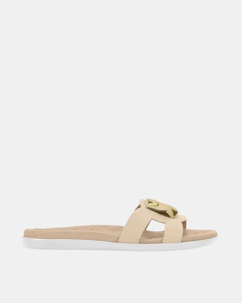 Sandalias Abiertas Mujer  Beige 8360 365