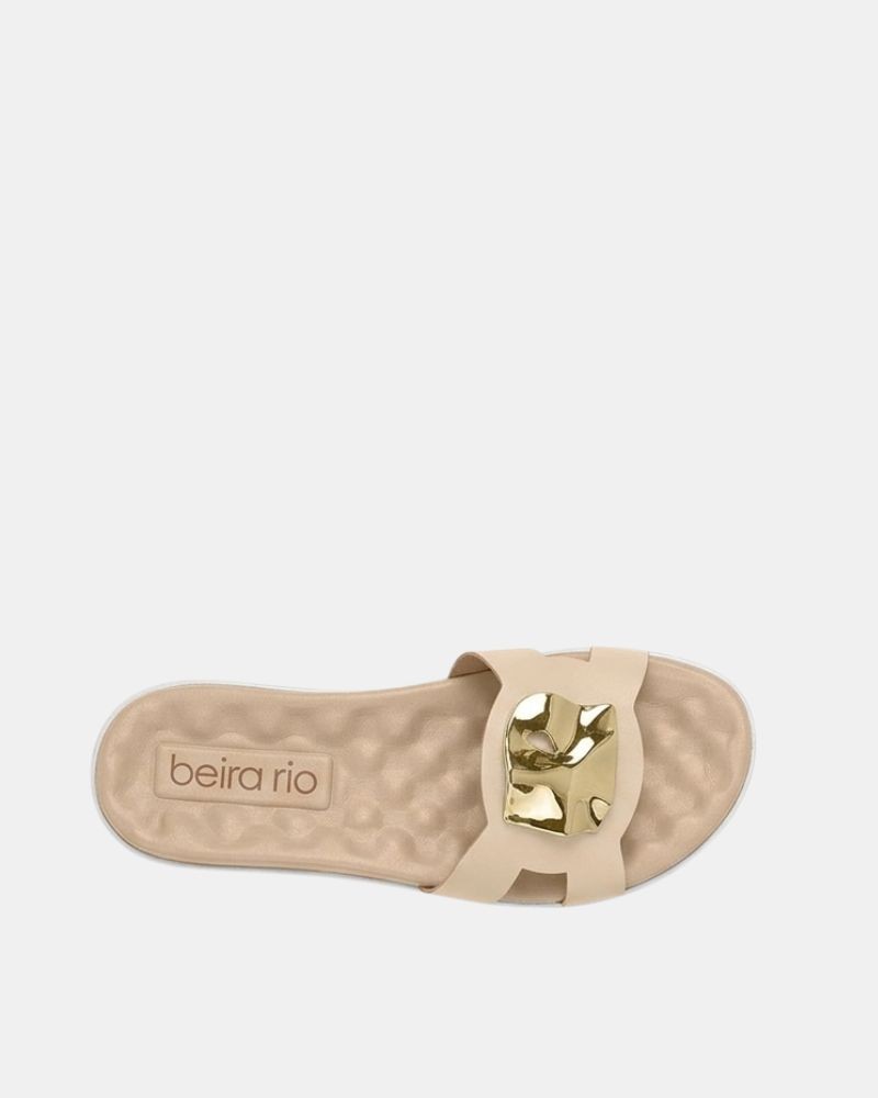 Sandalias Abiertas Mujer  Beige 8360 365