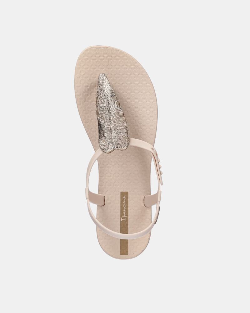 Sandalias De dedo Chancletas Mujer IPANEMA Beige 83774 CLASS FLORA