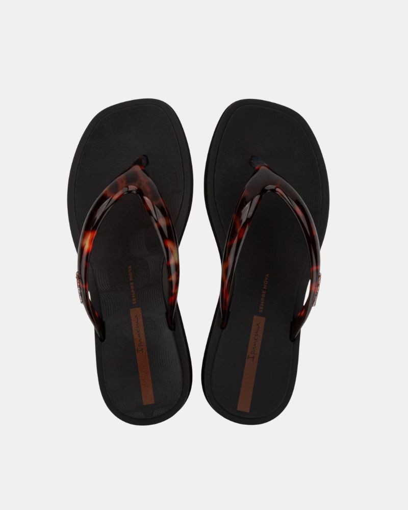 Sandalias De dedo Chancletas Mujer IPANEMA Negro 27419 GLOW TRENDY