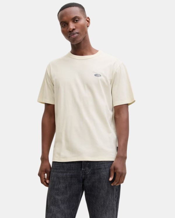 Camisetas Manga Curta Homem JACK AND JONES Nude 12288005 DOVER
