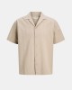 Camisas de manga curta para homem JACK AND JONES bege 12289457 TYSON