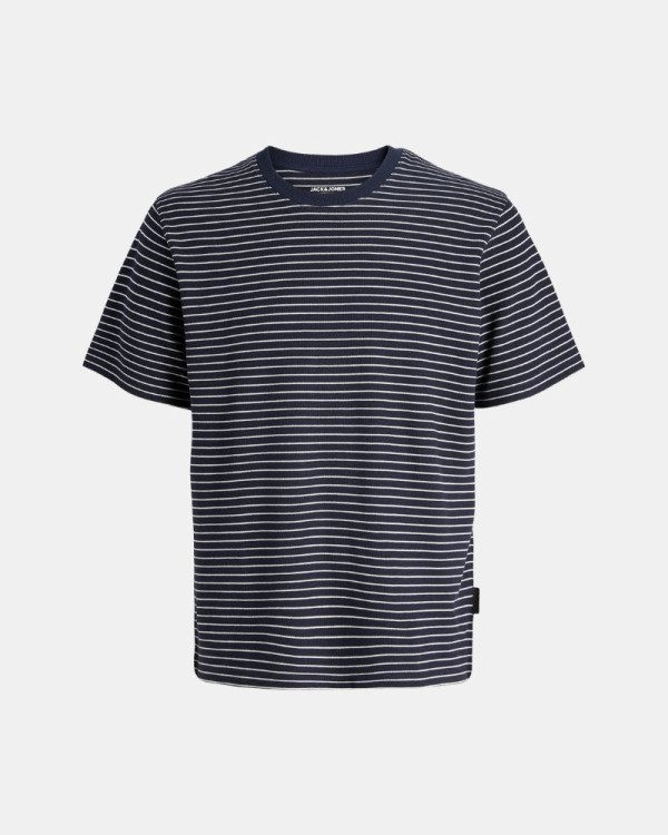 Camisetas de manga curta Homem JACK AND JONES Azul 12288015 DOVER