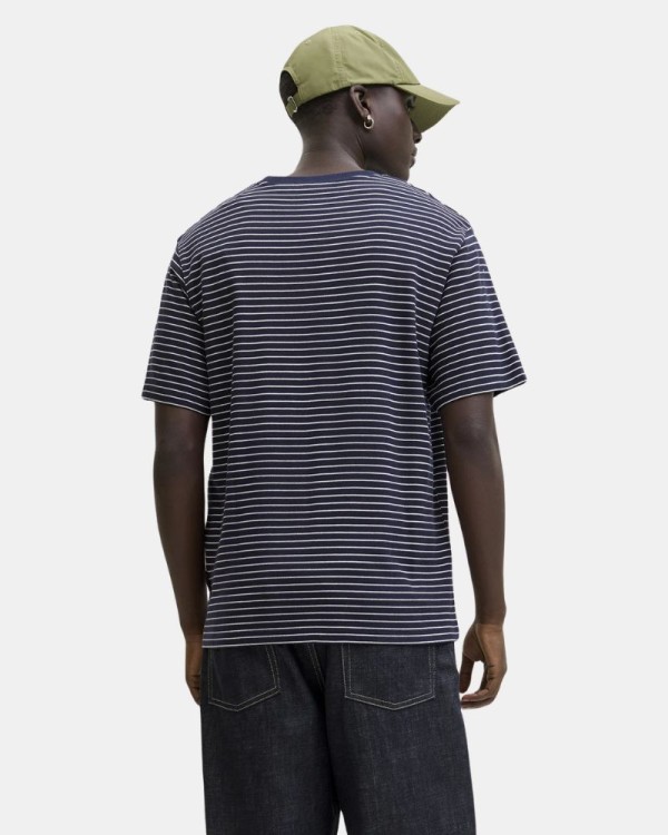 Camisetas de manga curta Homem JACK AND JONES Azul 12288015 DOVER