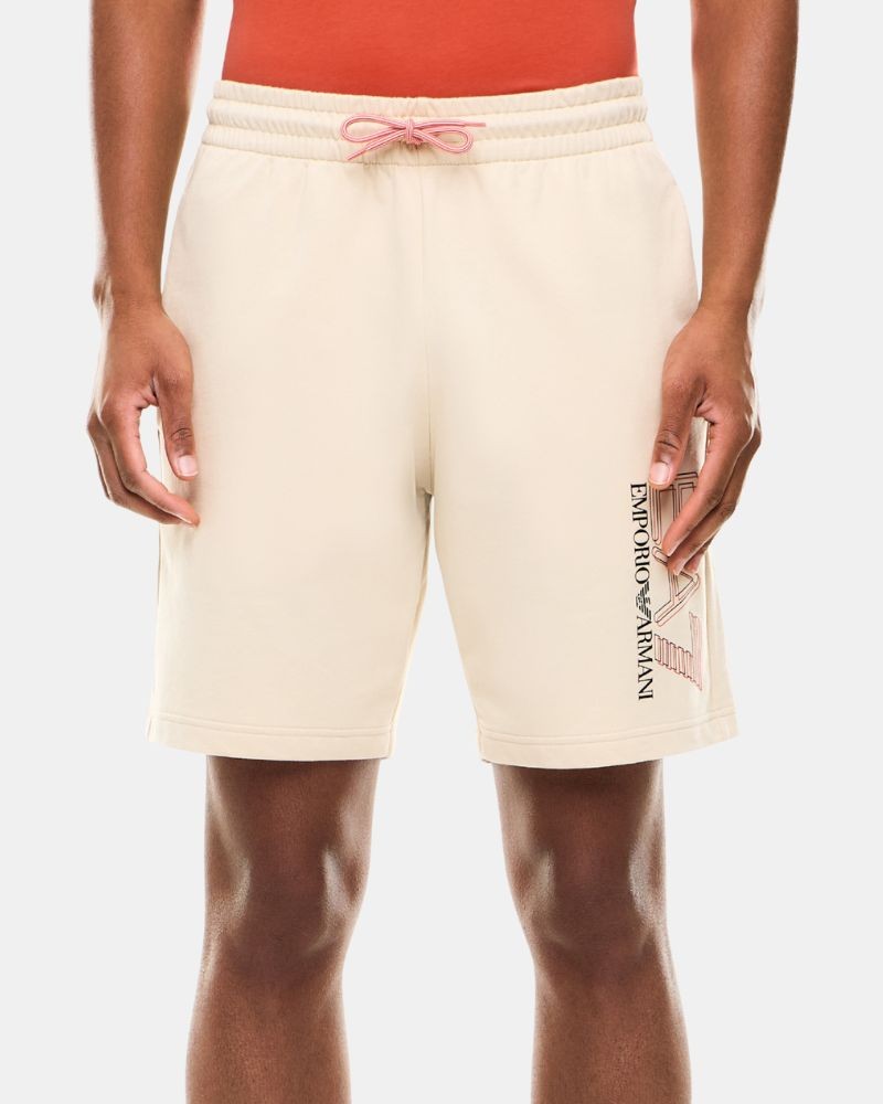 Pantalones Chándal Bermudas Hombre EA7 Beige 7M001315 AF13512