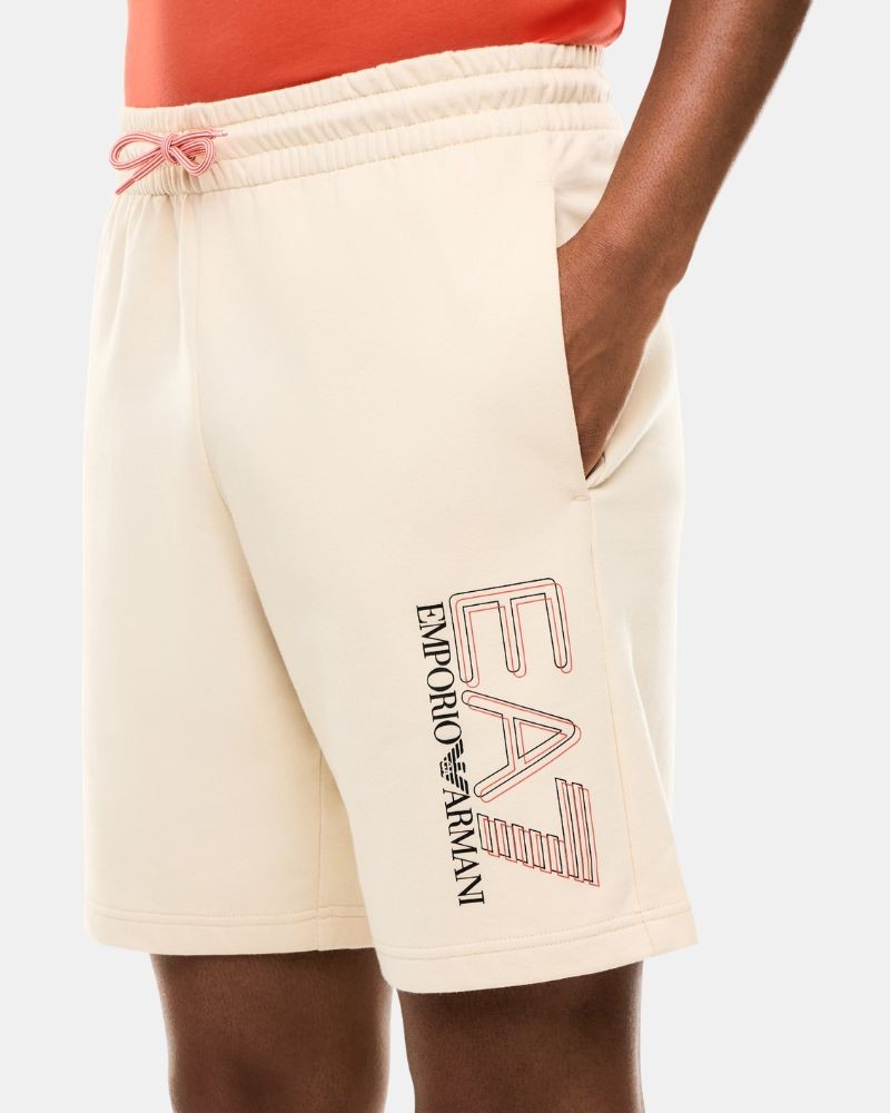 Pantalones Chándal Bermudas Hombre EA7 Beige 7M001315 AF13512