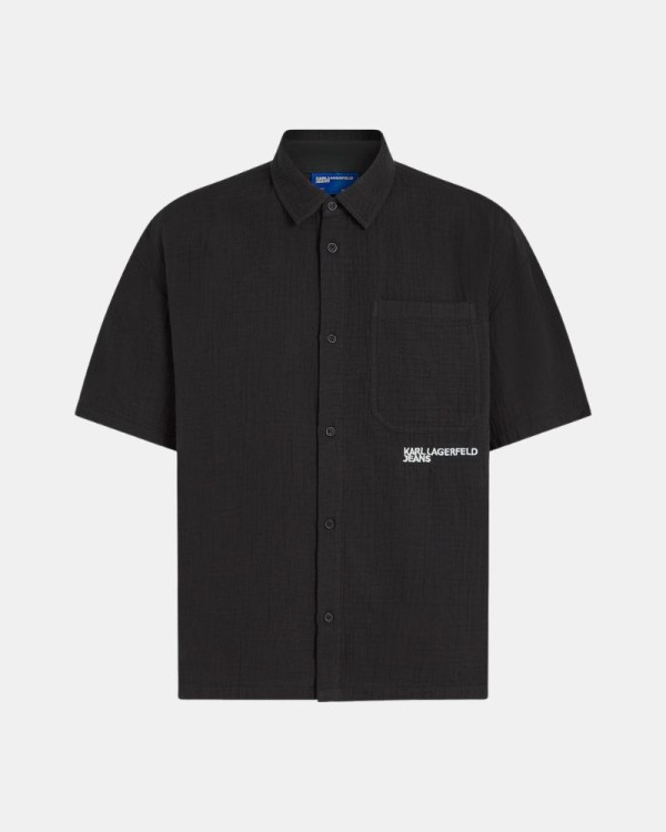 Camisas Manga Curta Homem Karl Lagerfeld Preto B2M16012