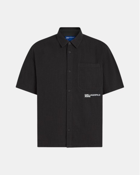 Camisas Manga Curta Homem Karl Lagerfeld Preto B2M16012