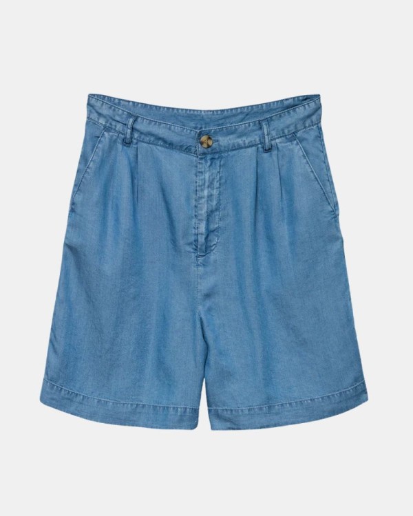 Pantalones Bermudas Mujer VERO MODA Azul 10326063 FLEUR