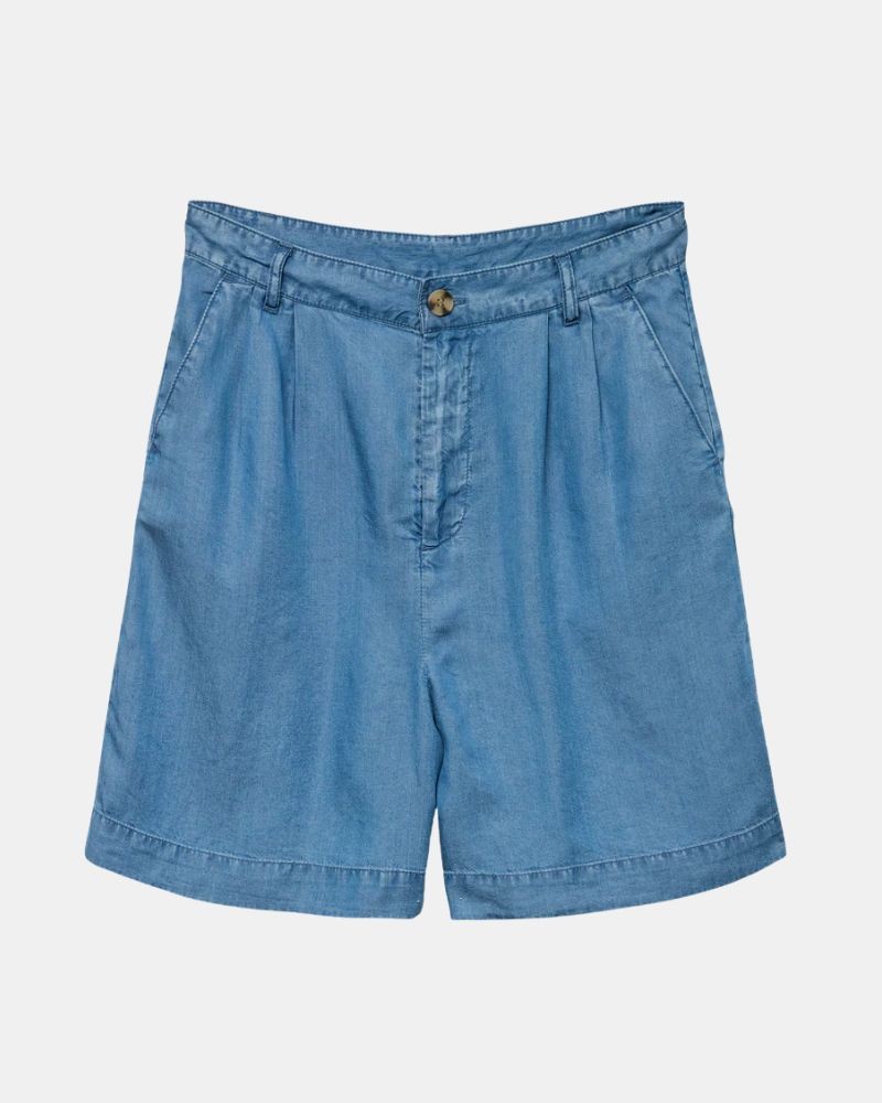 Pantalones Bermudas Mujer VERO MODA Azul 10326063 FLEUR