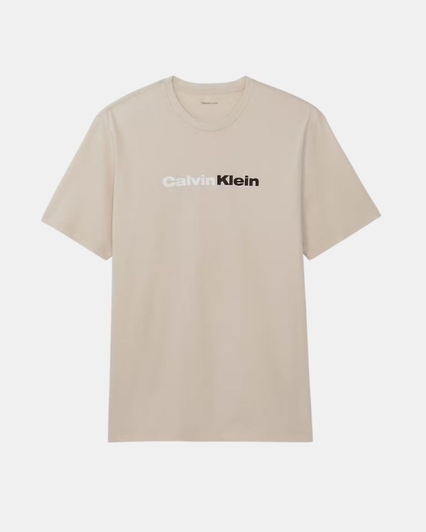 Camisetas de manga curta para homem CALVIN KLEIN bege LV14RF808G2JX