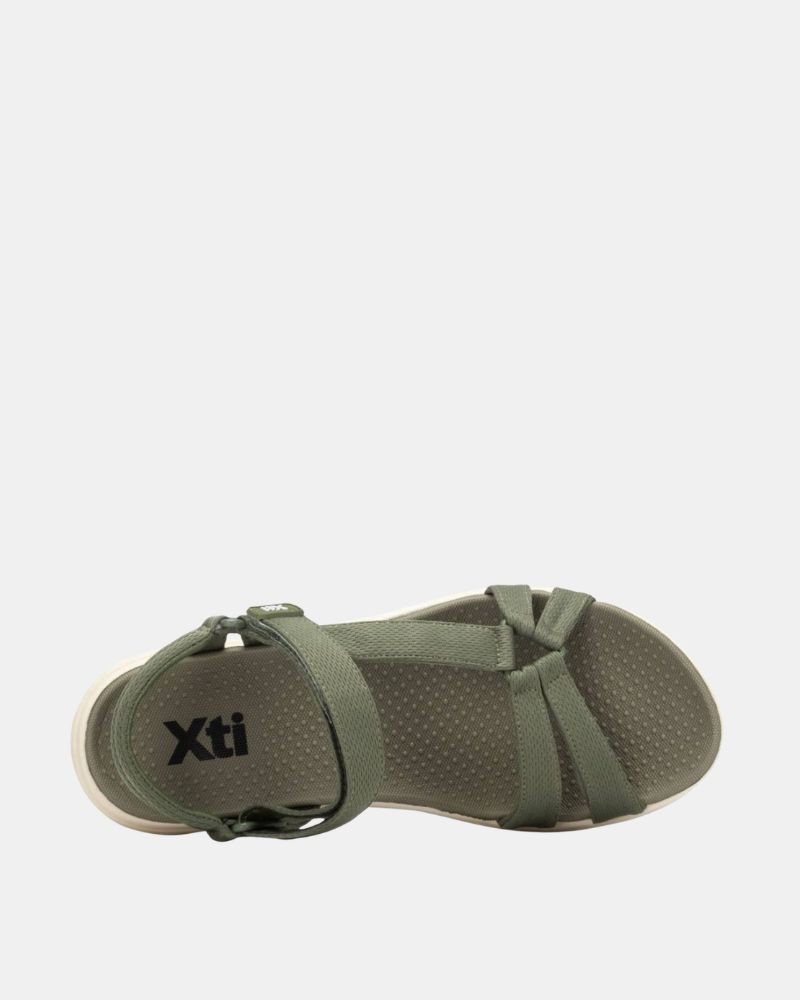 Sandalias Cowboy Abiertas Mujer XTI Verde 145463